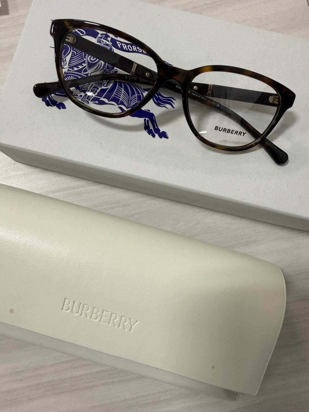 Burberry B2172 Tortoiseshell Cat-Eye Optical Glasses